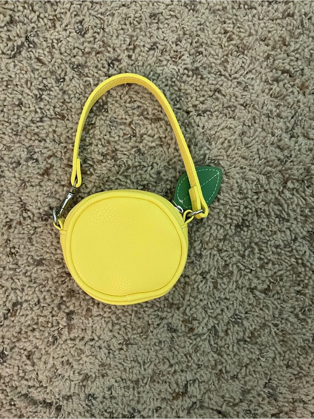 Lemon Coin Purse Bag Charm